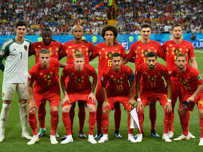 team photo for Belgium